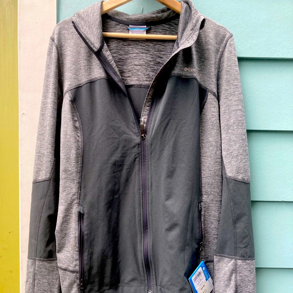 Women’s LG Columbia Swiftwater Falls Jacket in Gray